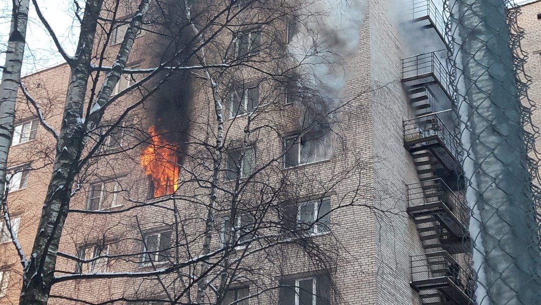 Пожар в квартире в городском округе Богородский