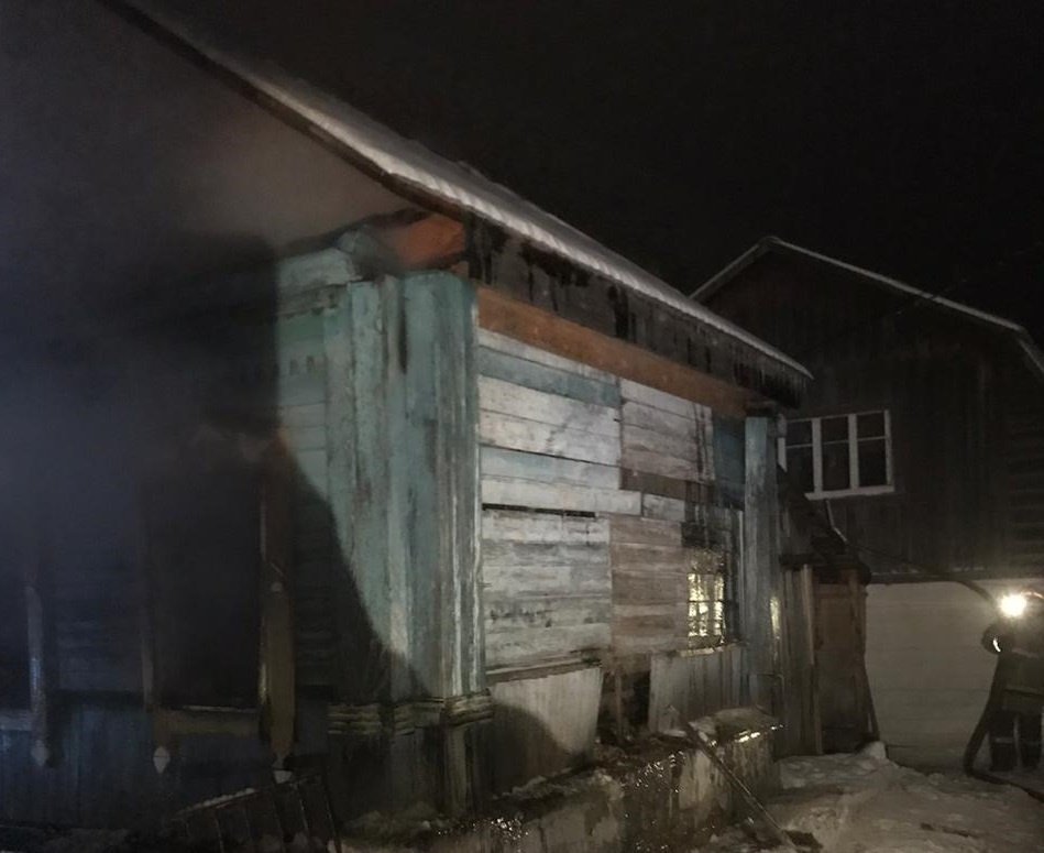 Пожар в жилом доме в городском округе Богородский